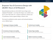 Tablet Screenshot of baymard.com